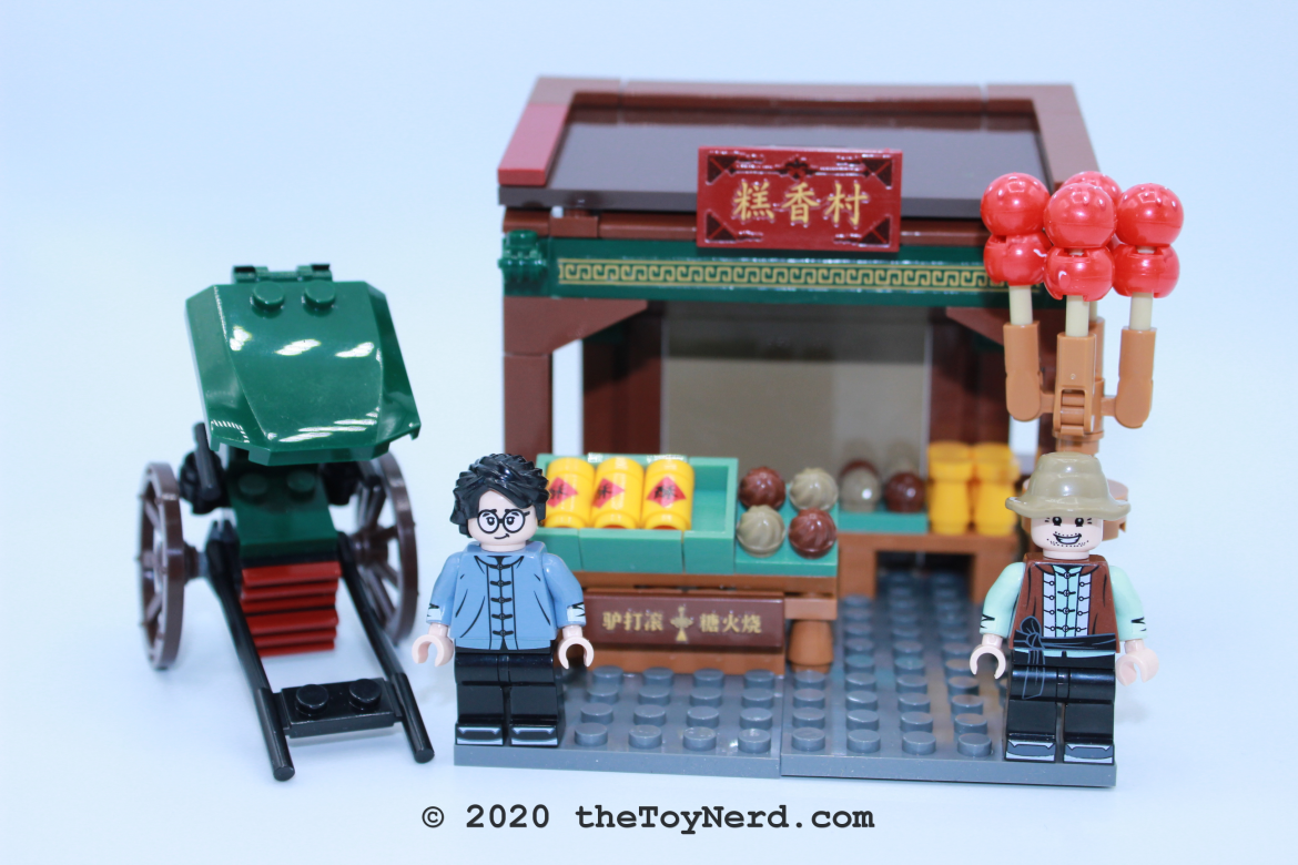 Custom Lego Chinese Street Food Pastry Shop