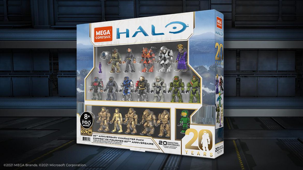 Mega Construx Halo 20th Anniversary Character Pack Coming in Fall 2021