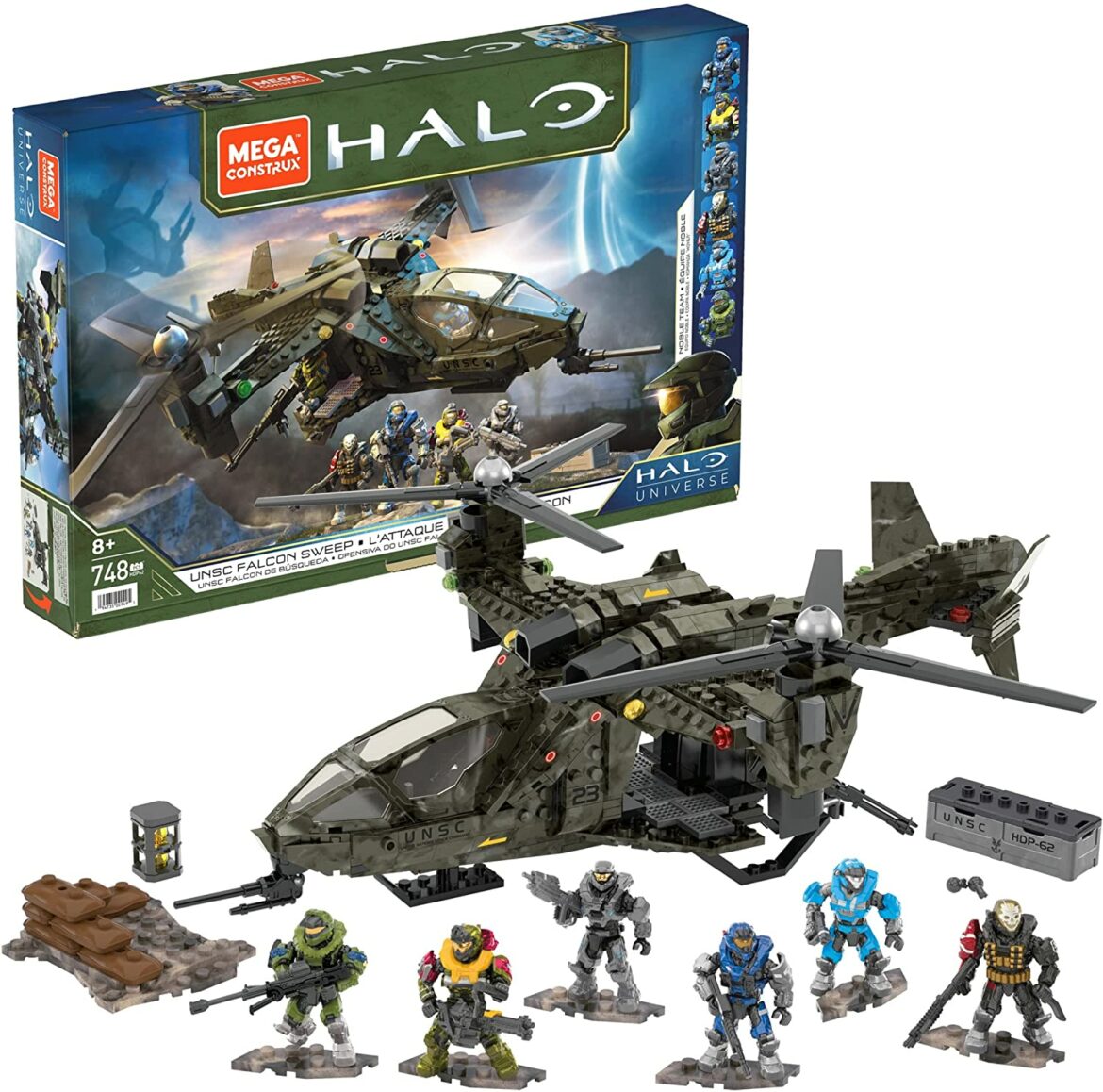 Mega Construx Halo Jackal Sniper Mini Figure – 1.75” Loose Bloks UNSC Gift